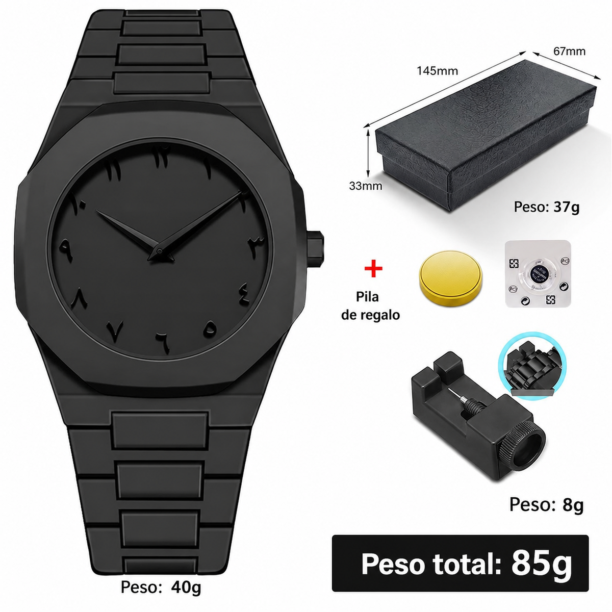 Reloj de Cuarzo Unisex Estilo Sport Dopamina
