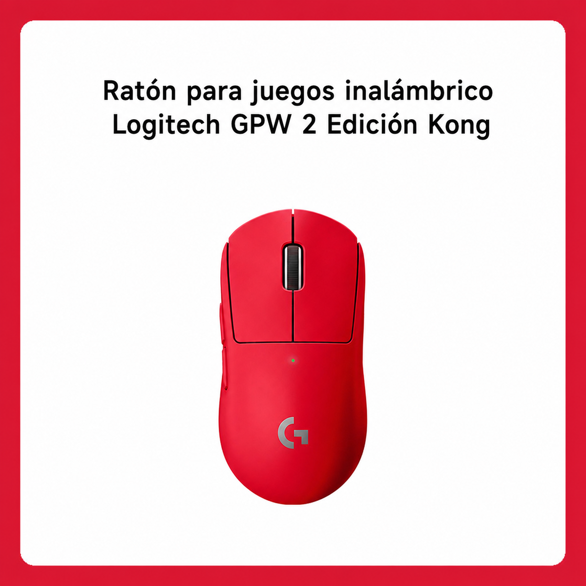 Mouse Gamer Inalámbrico Logitech GPW 2 Edición Kong