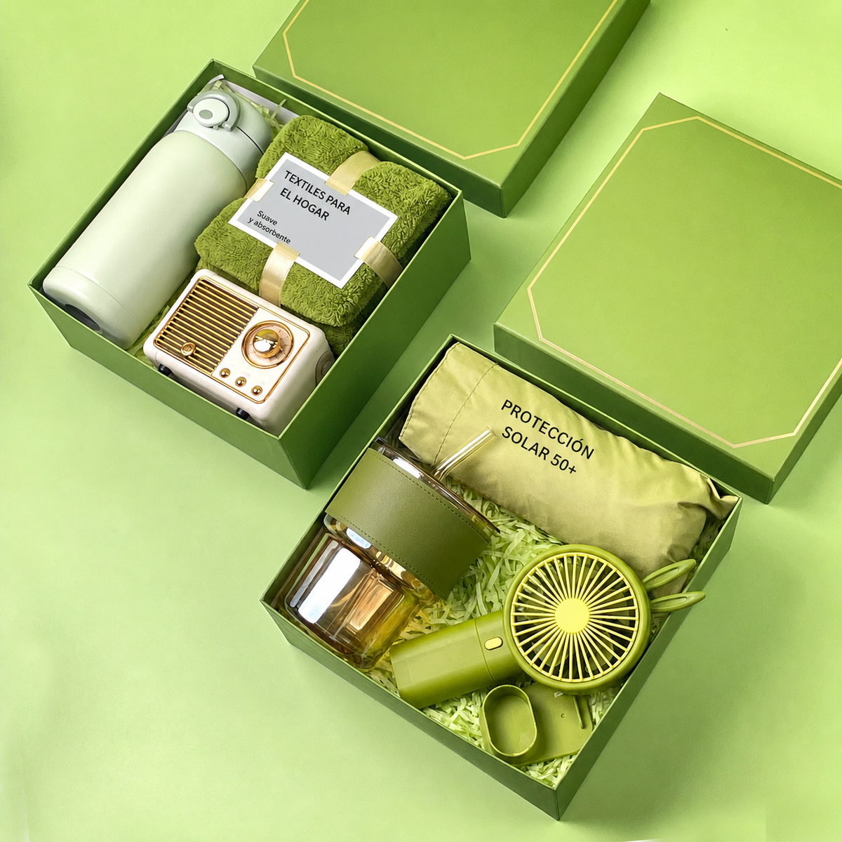Set de Regalo Empresarial en Caja Blanca de Lujo - 3