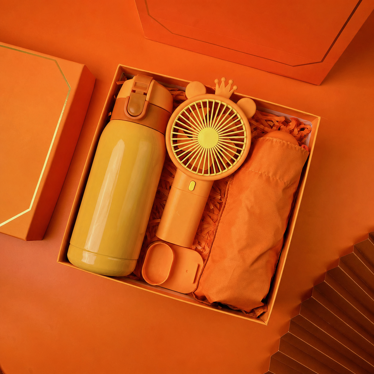 Set de Regalo Empresarial en Caja Blanca de Lujo