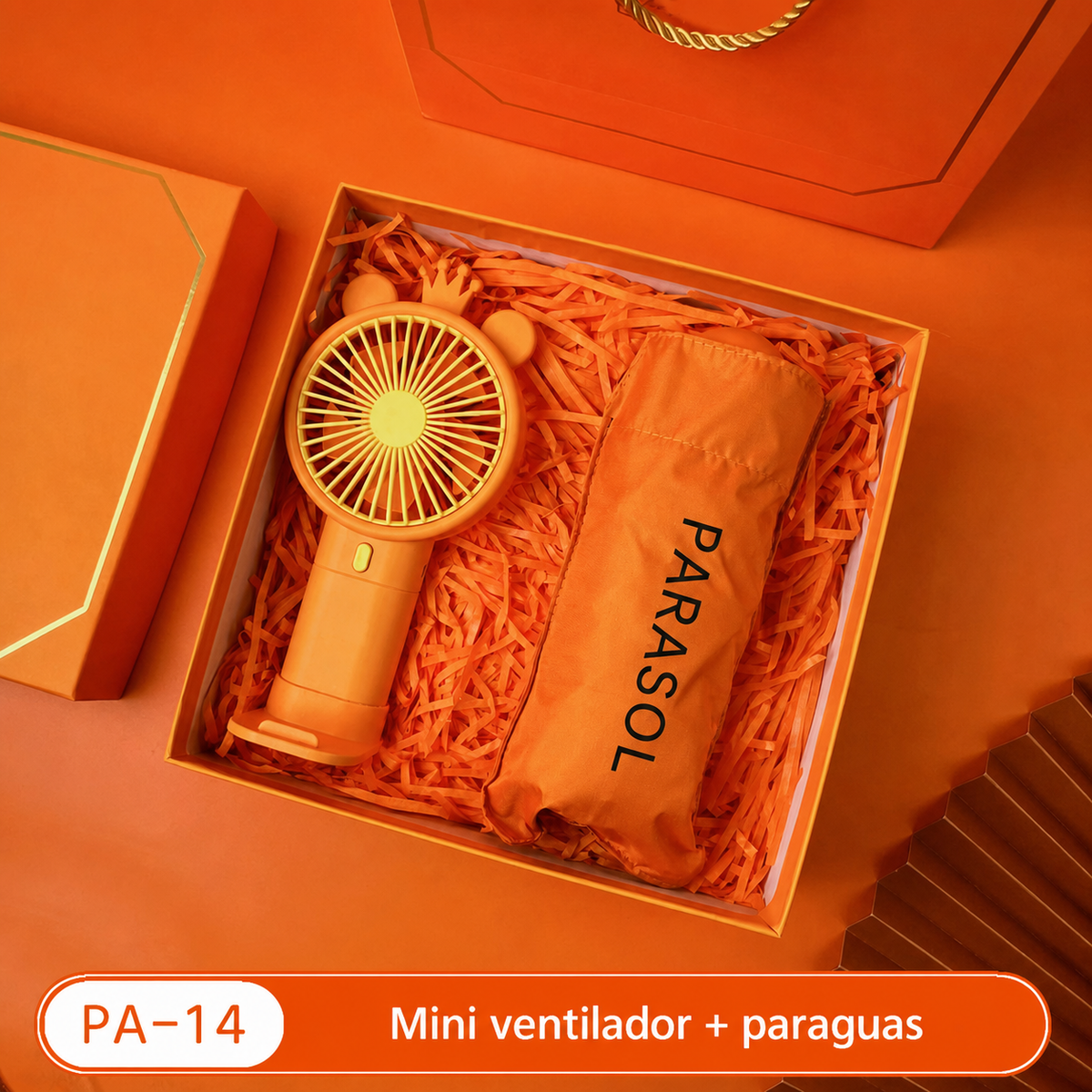 Set de Regalo Empresarial en Caja Blanca de Lujo