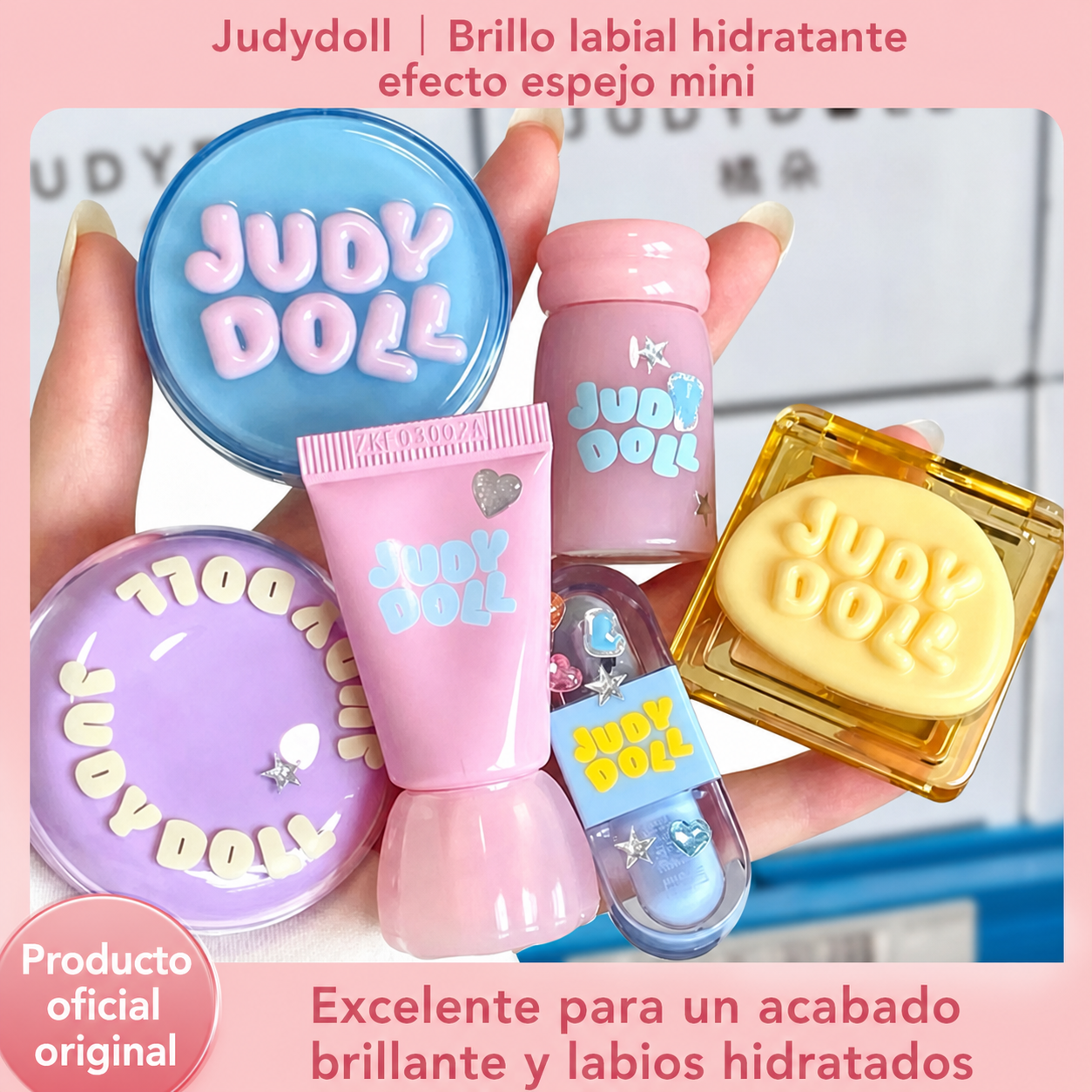 Judydoll Lip Gloss Hidratante Efecto Espejo Mini - 1