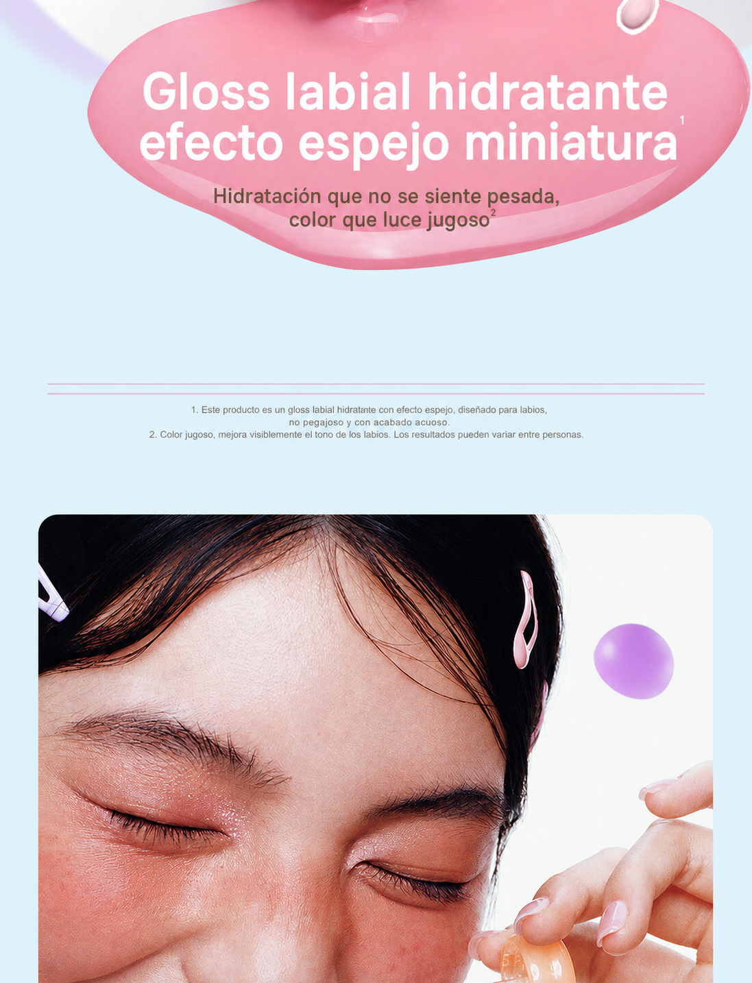 Judydoll Lip Gloss Hidratante Efecto Espejo Mini - 12