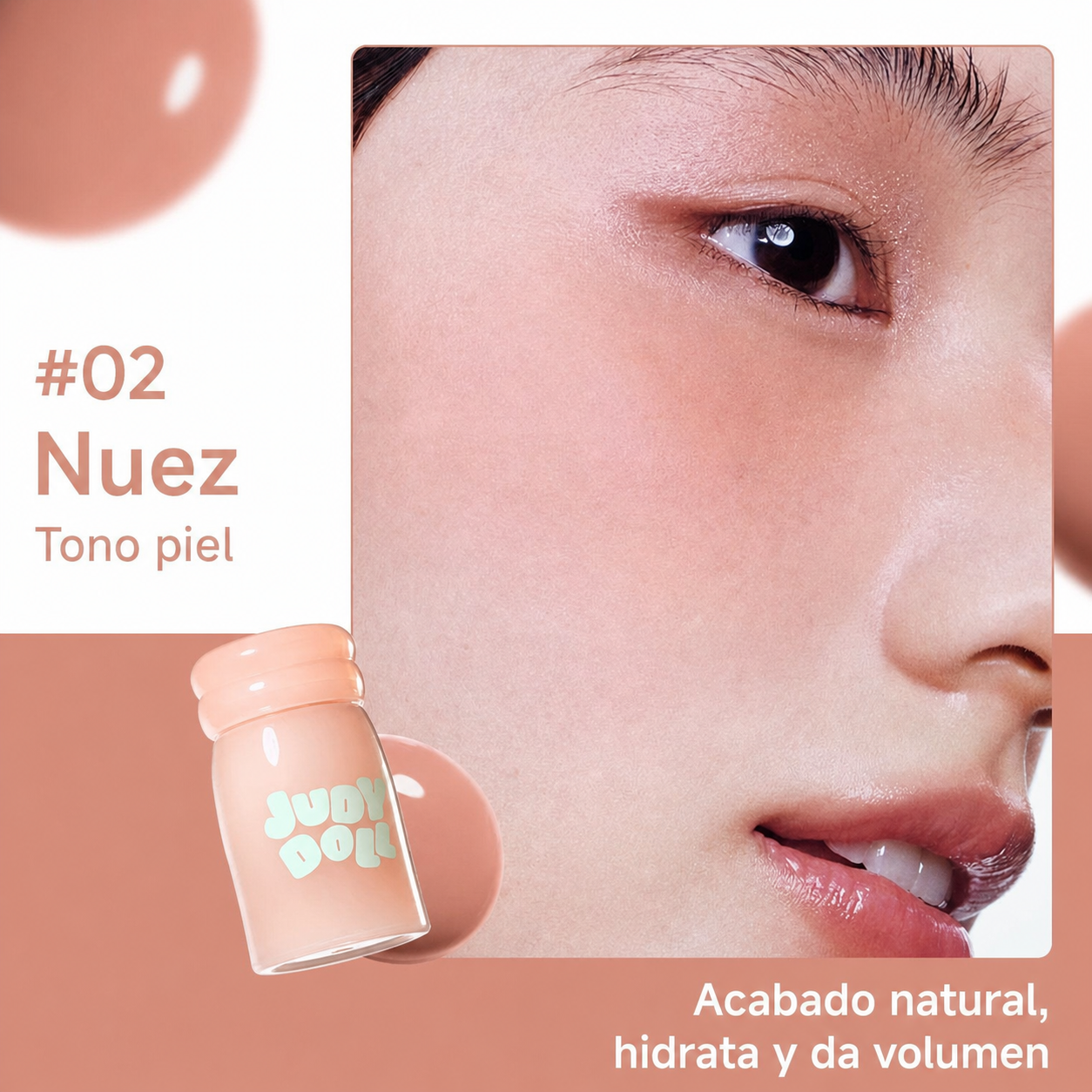 Judydoll Lip Gloss Hidratante Efecto Espejo Mini