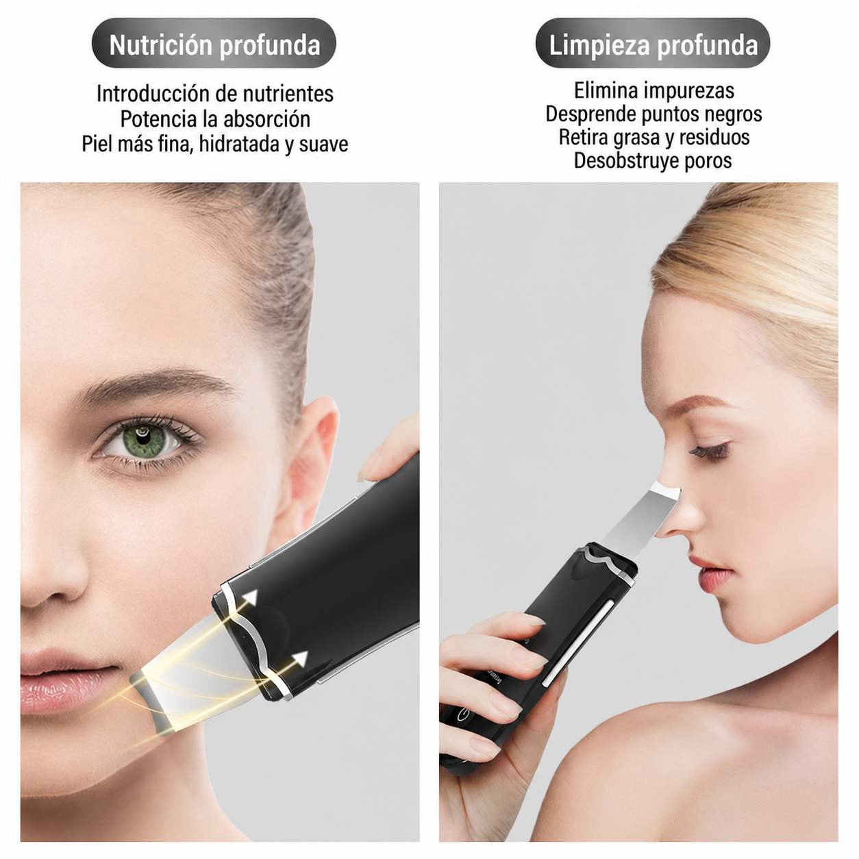 Dispositivo Ultrasónico Facial Limpieza y Lifting - 2