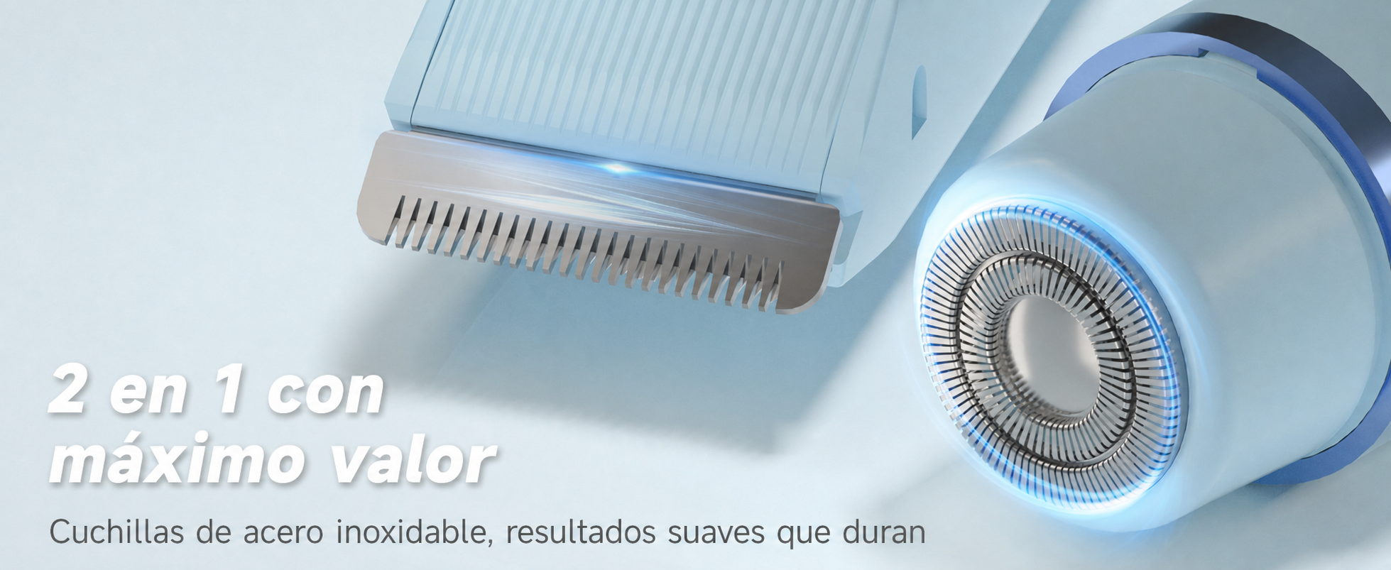 Depiladora Eléctrica Recargable Uso en Seco y Húmedo - 12