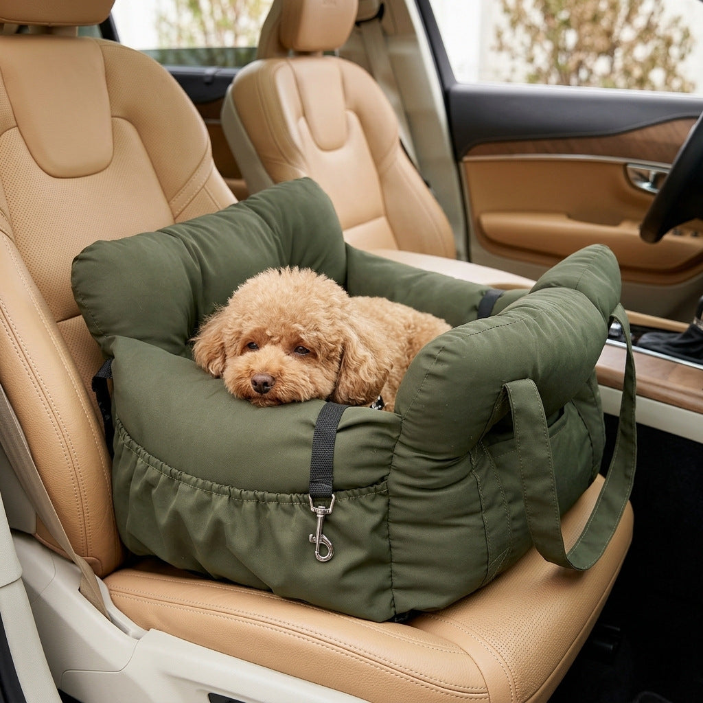 Cama portátil para perro en auto, relleno PP algodón - 2