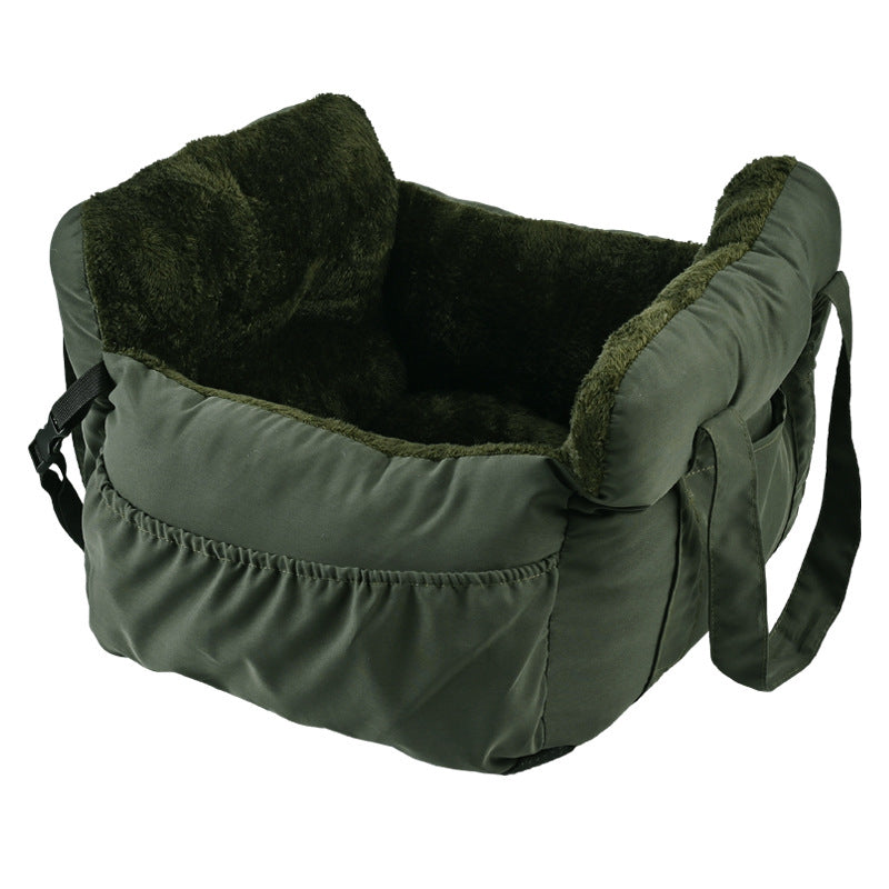 Cama portátil para perro en auto, relleno PP algodón