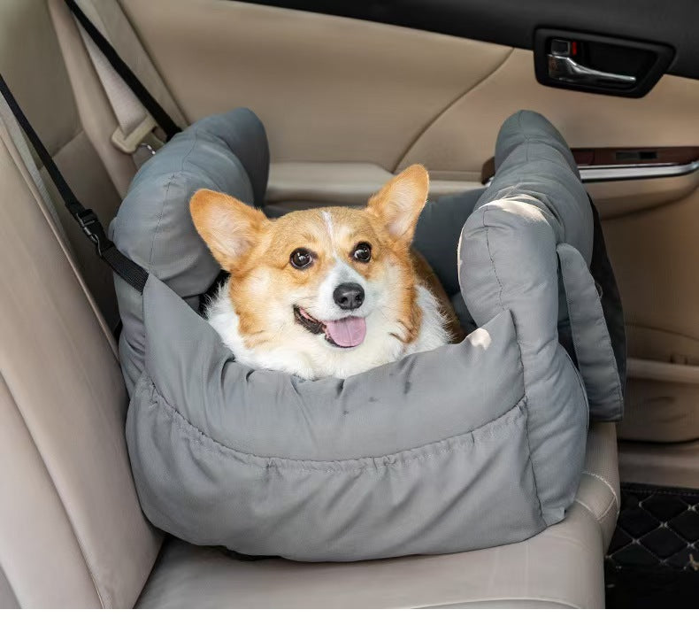 Cama portátil para perro en auto, relleno PP algodón