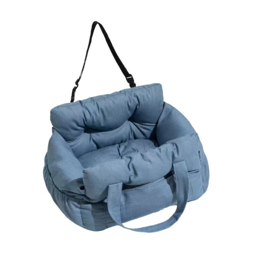 Cama portátil para perro en auto, relleno PP algodón
