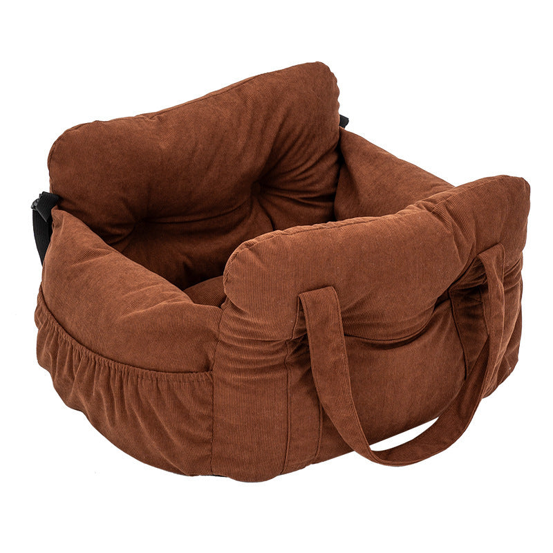 Cama portátil para perro en auto, relleno PP algodón