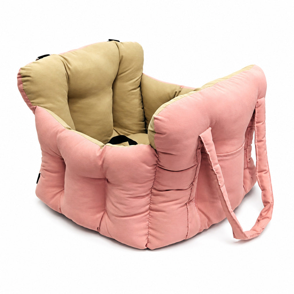 Cama portátil para perro en auto, relleno PP algodón