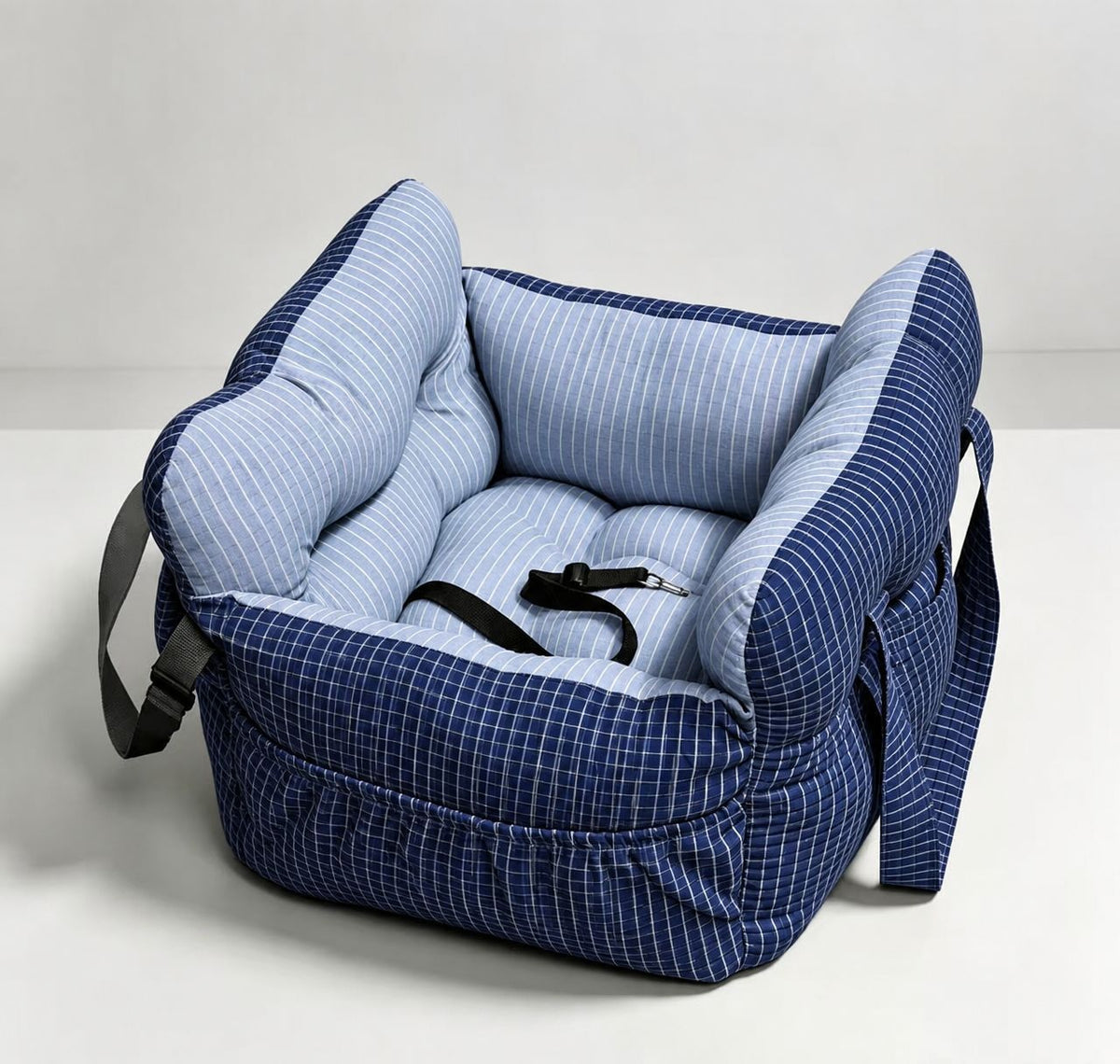 Cama portátil para perro en auto, relleno PP algodón