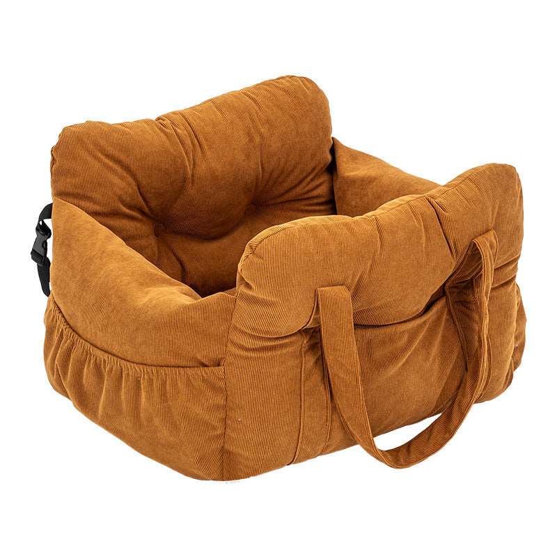 Cama portátil para perro en auto, relleno PP algodón