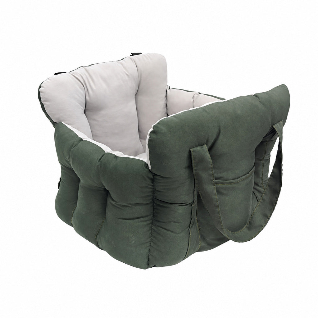 Cama portátil para perro en auto, relleno PP algodón