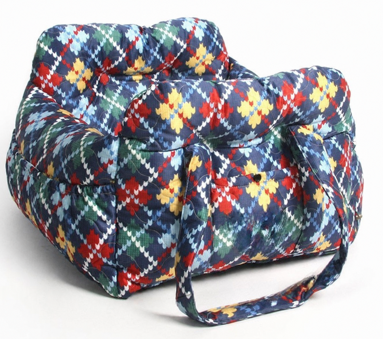 Cama portátil para perro en auto, relleno PP algodón