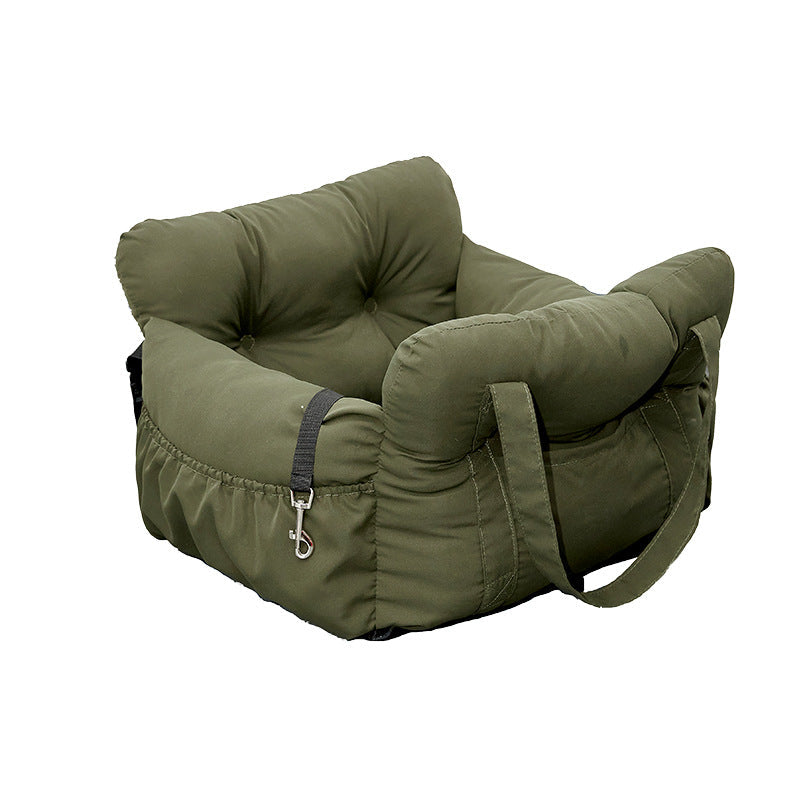Cama portátil para perro en auto, relleno PP algodón