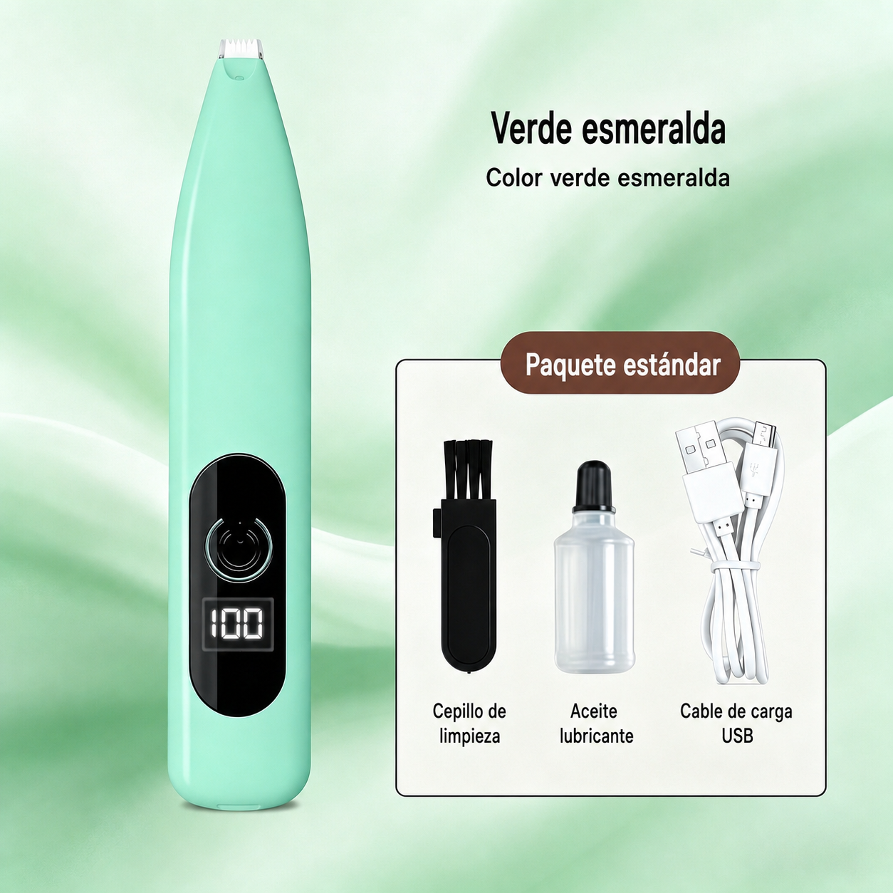 Rasuradora eléctrica silenciosa para patas de mascotas