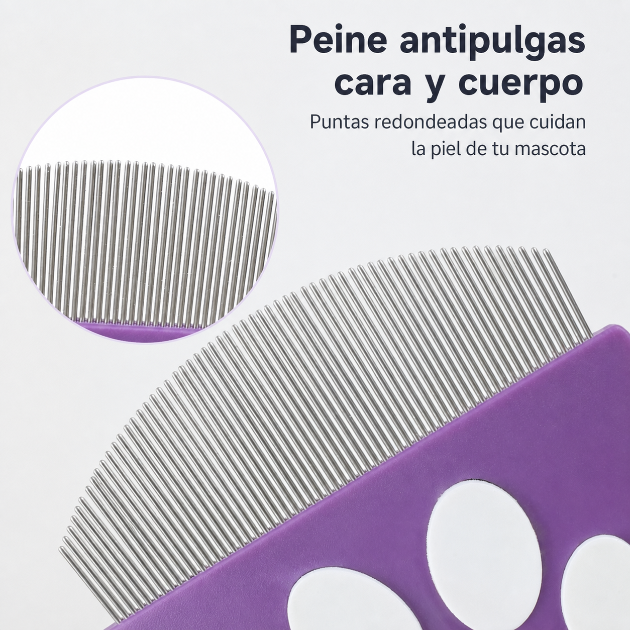 Peine para mascotas antipulgas - 4