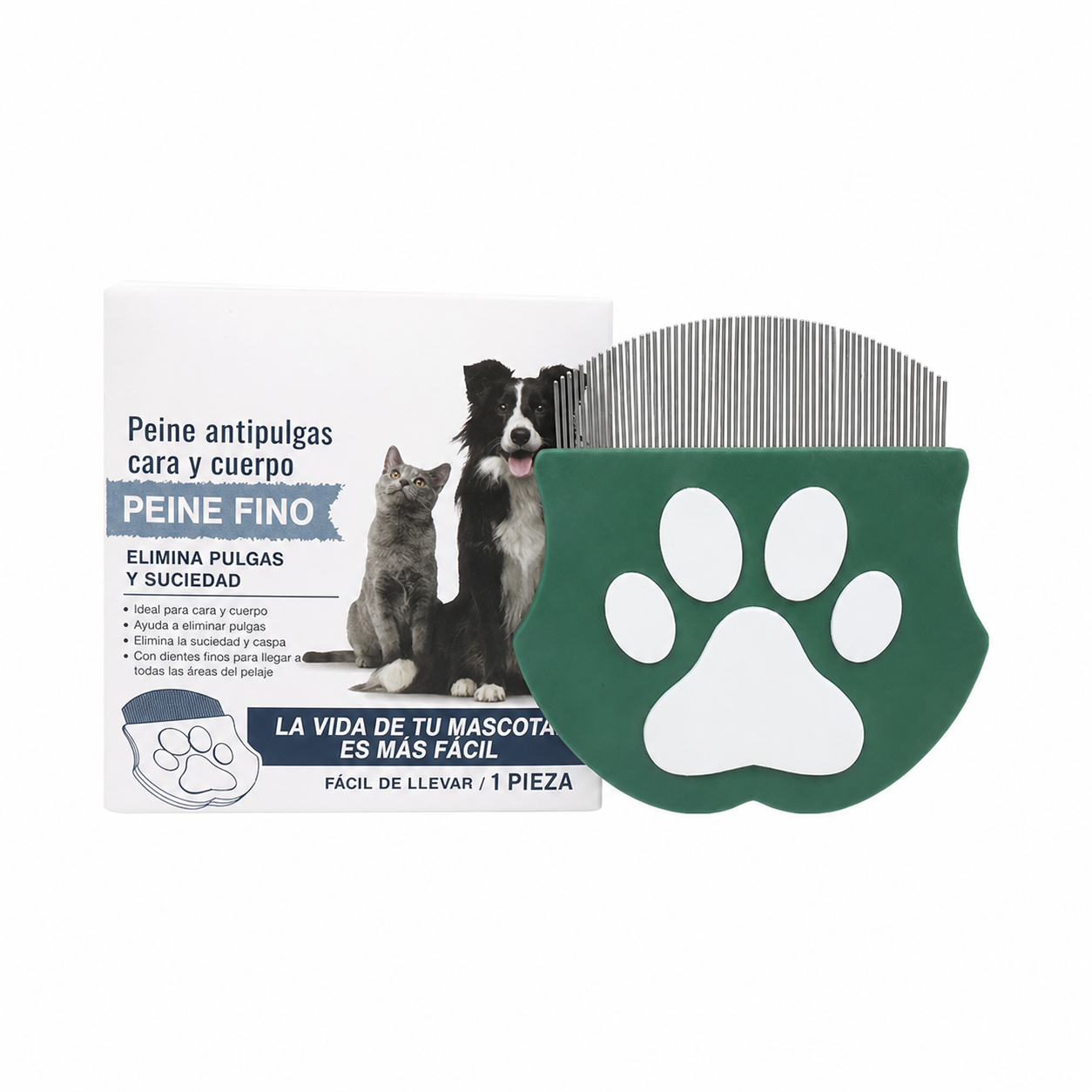 Peine para mascotas antipulgas - 6
