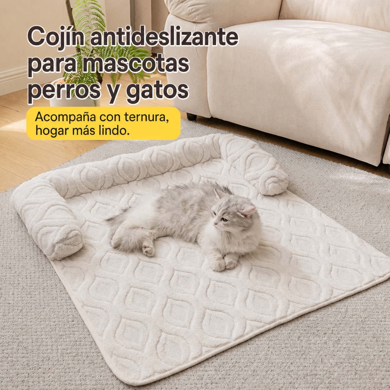 Cojín antideslizante para mascotas perros y gatos - 9