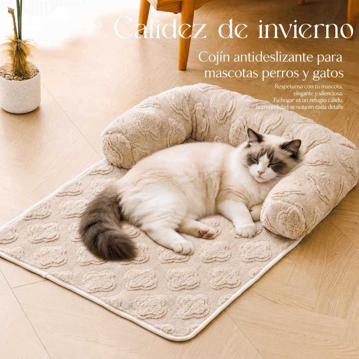 Cojín antideslizante para mascotas perros y gatos - 4