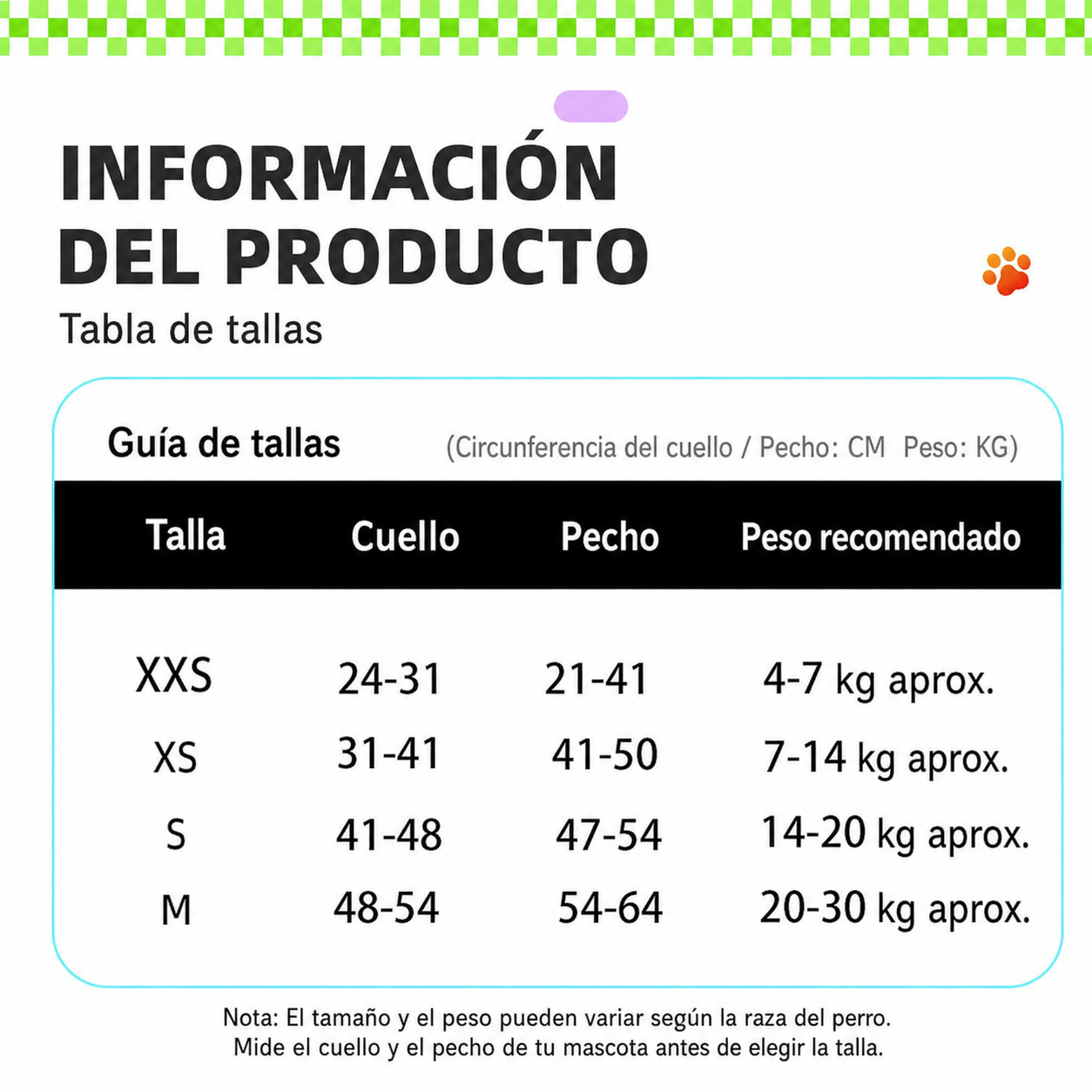Arnés  con corbatín colorido para Perro - 3