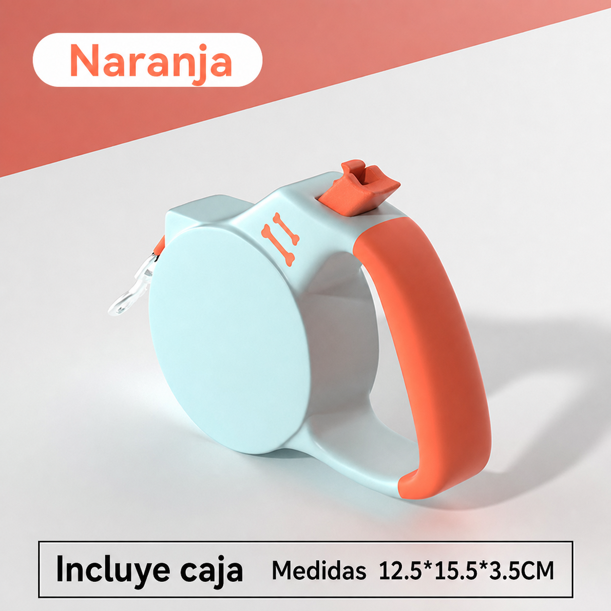 Correa Retráctil para Perro con Freno Automático - 6
