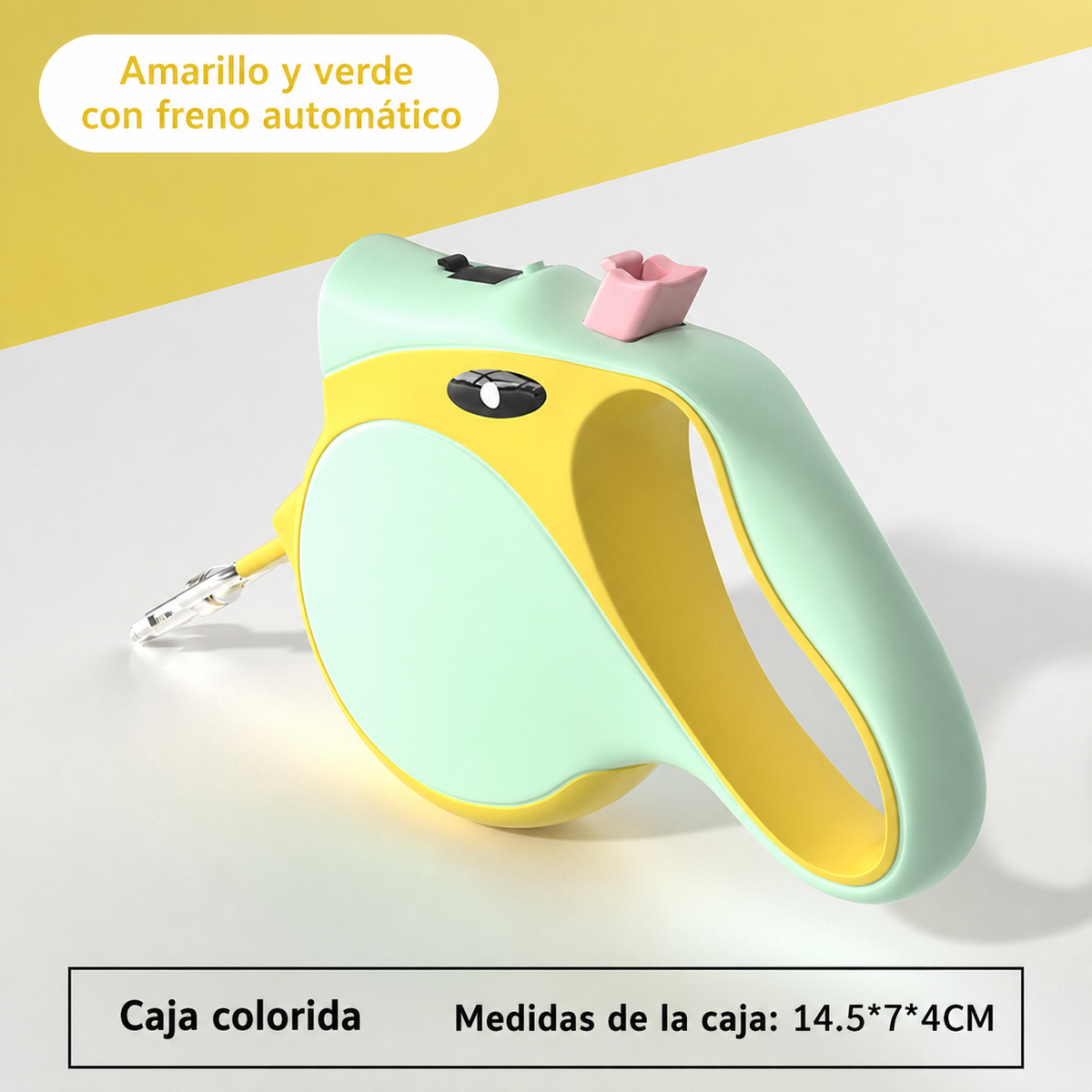 Correa Retráctil para Perro con Freno Automático - 7