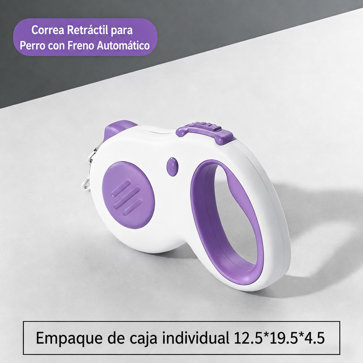 Correa Retráctil para Perro con Freno Automático