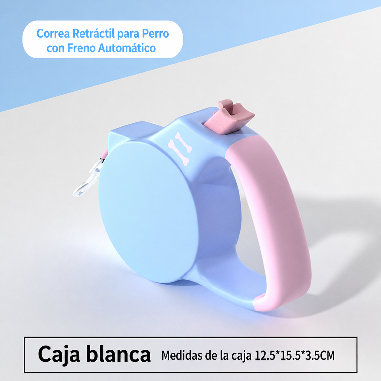 Correa Retráctil para Perro con Freno Automático