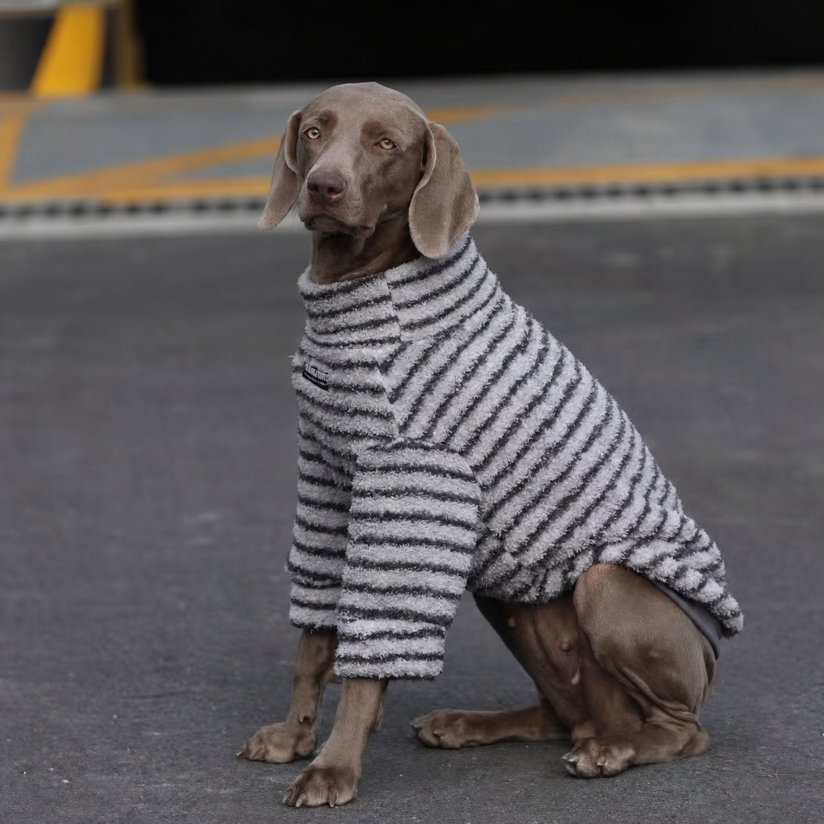 Sudadera para Perro Grande con Rayas Otoño-Invierno - 2