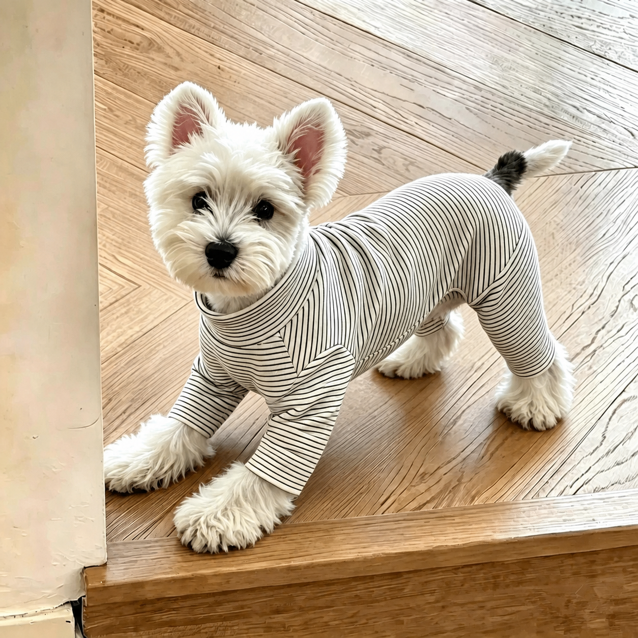 Suéter de rayas para perro pequeño - 4