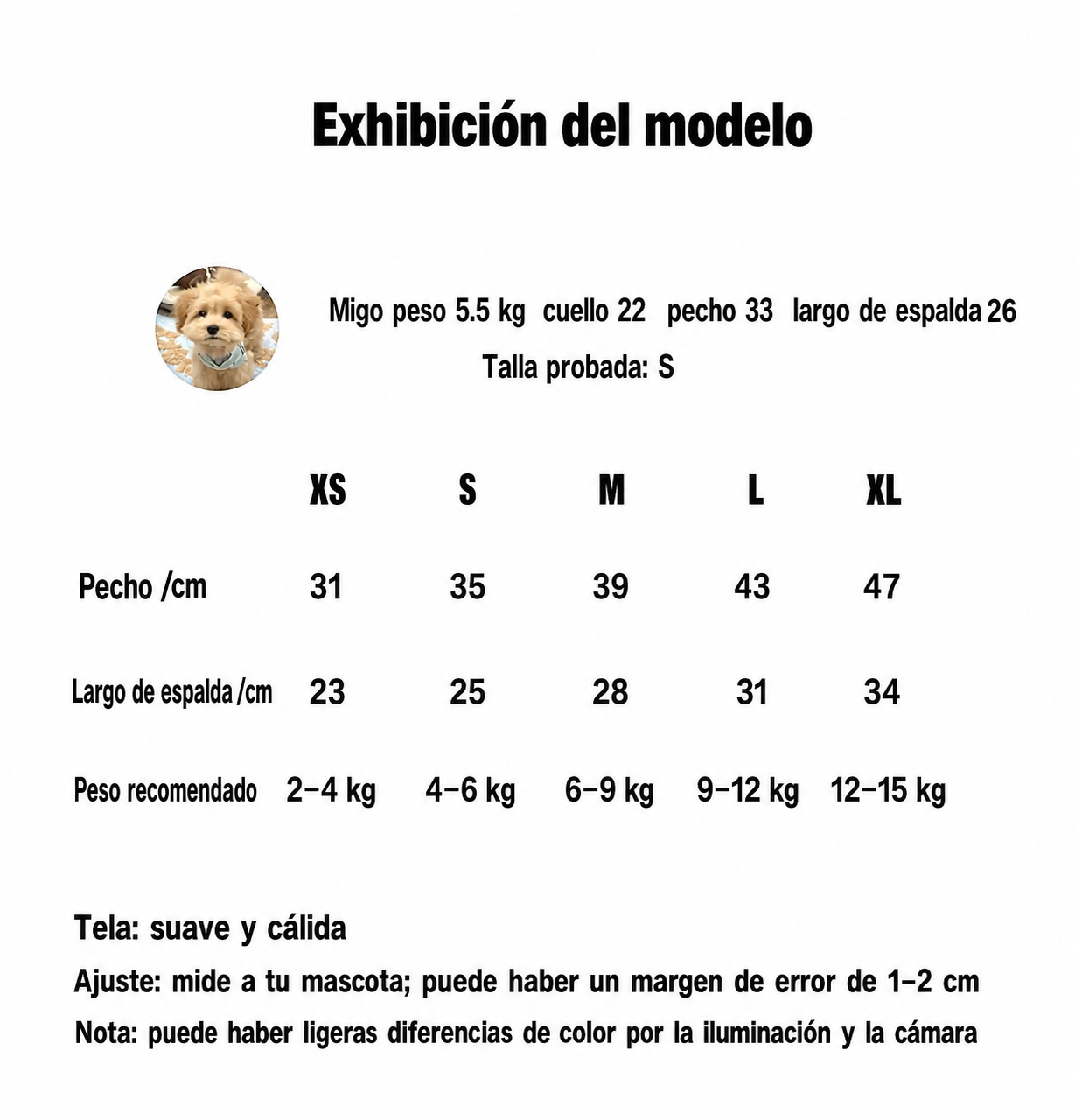 Suéter de rayas para perro pequeño - 7