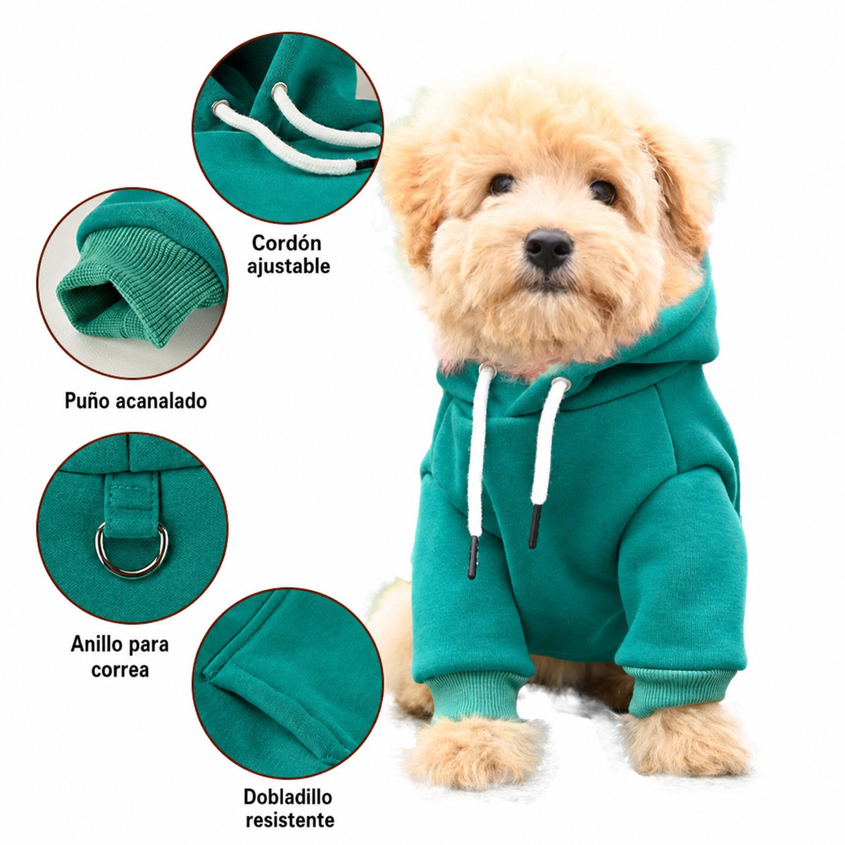 Sudadera con Gorro para Perro - 2