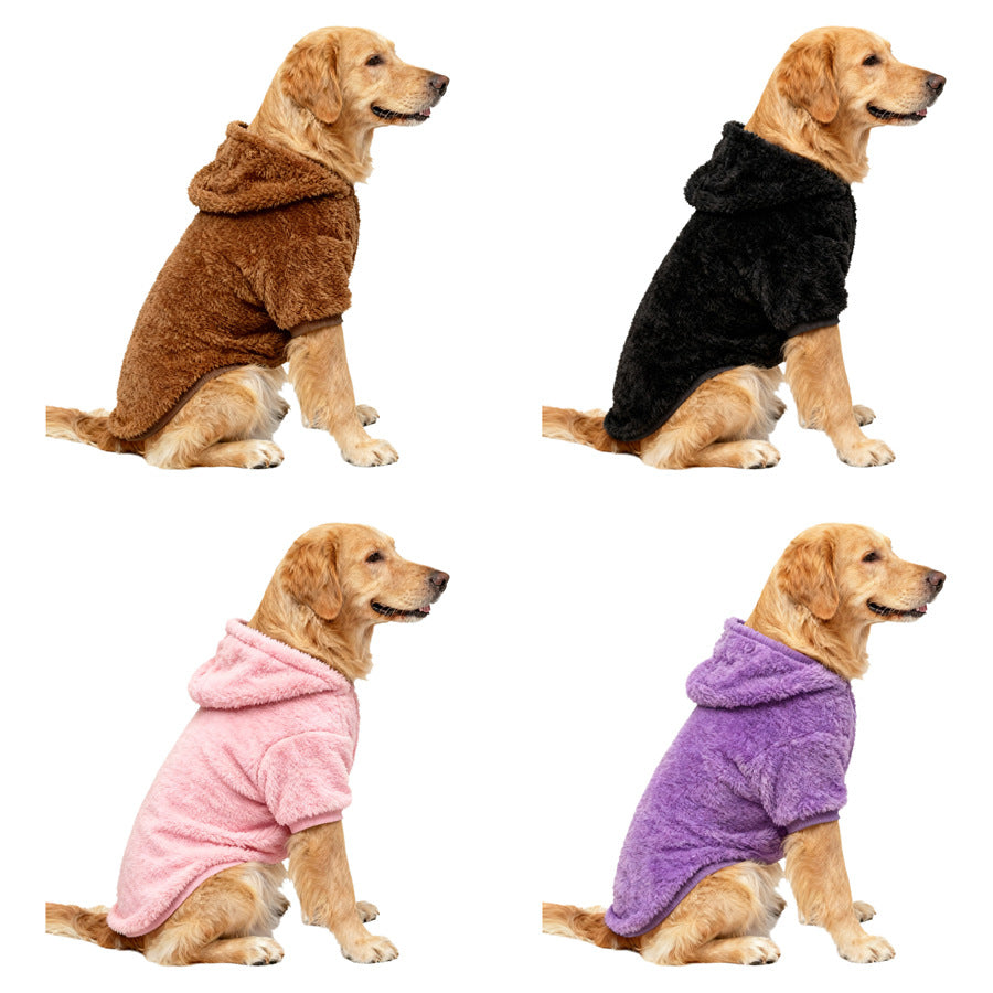 Suéter de Invierno para Perros Grandes - Doble Felpa - 1