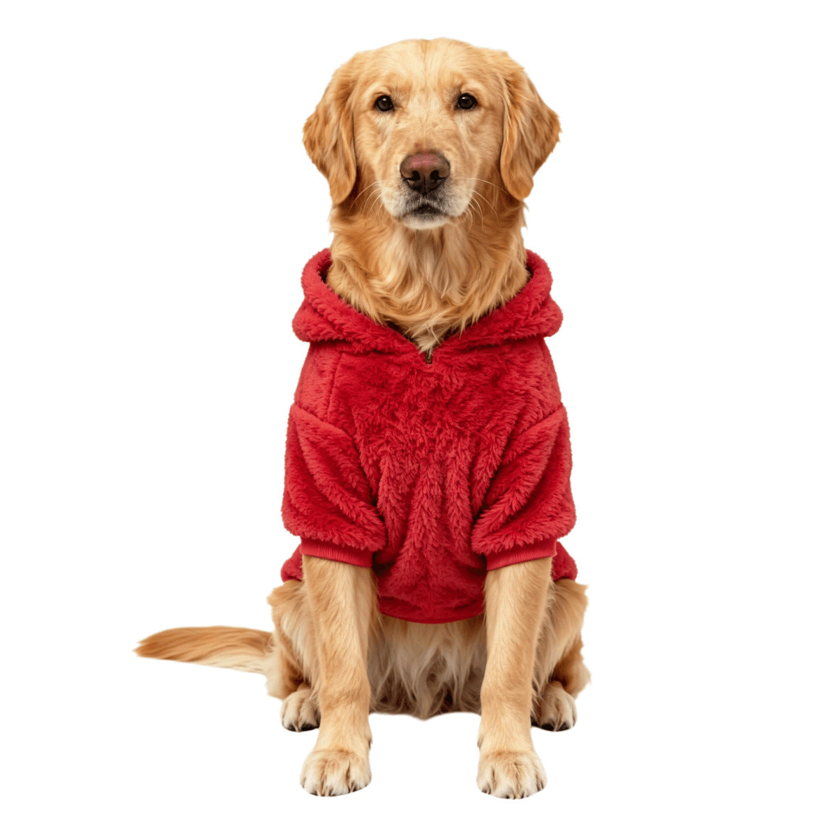 Suéter de Invierno para Perros Grandes - Doble Felpa