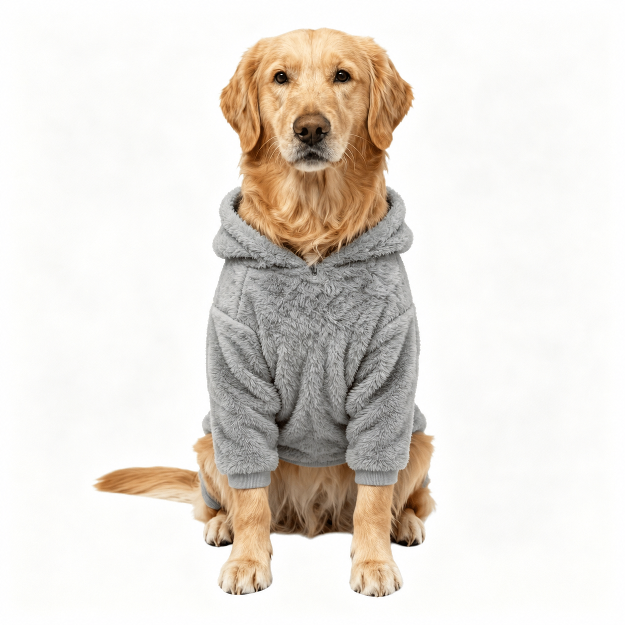 Suéter de Invierno para Perros Grandes - Doble Felpa