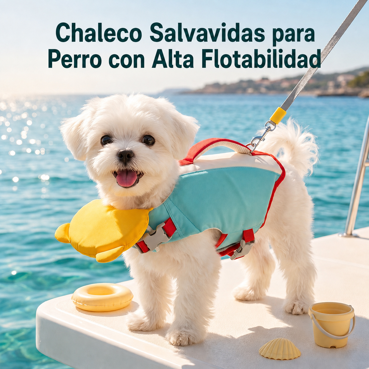 Chaleco Salvavidas para Perro con Alta Flotabilidad - 3