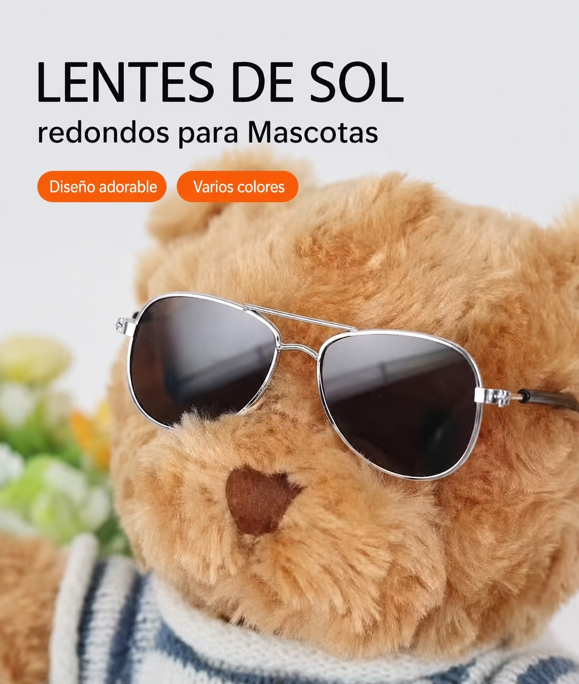 Lentes de Sol  redondos para Mascotas