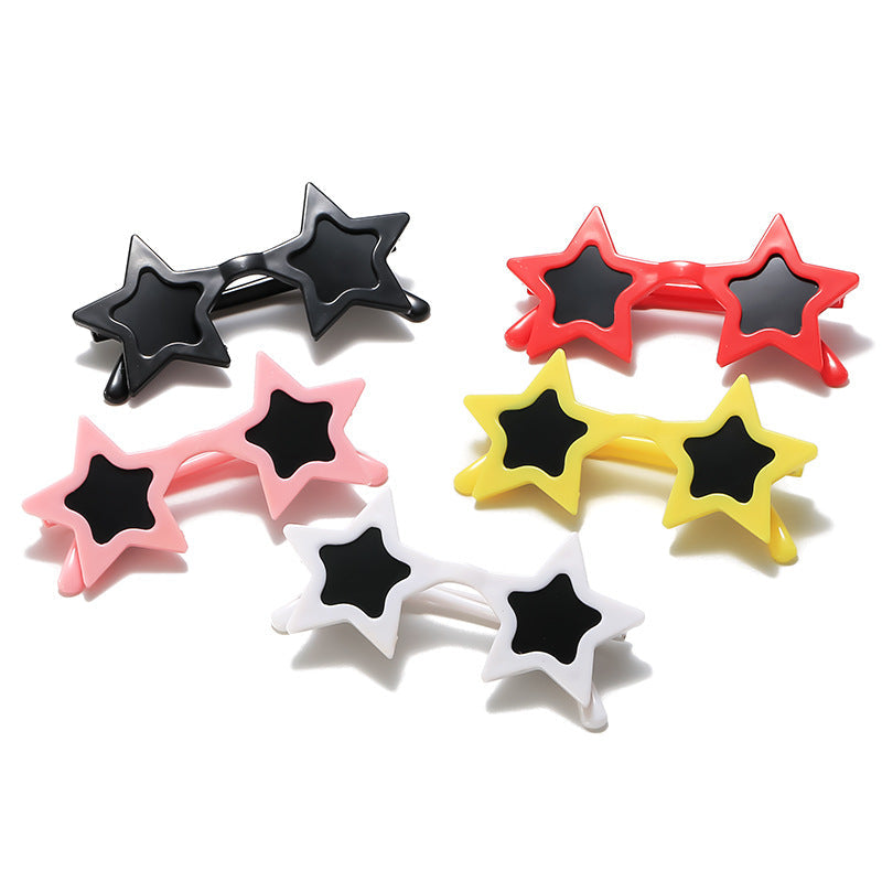 Lentes de sol para perro  y gato forma de estrella UV400 - 3