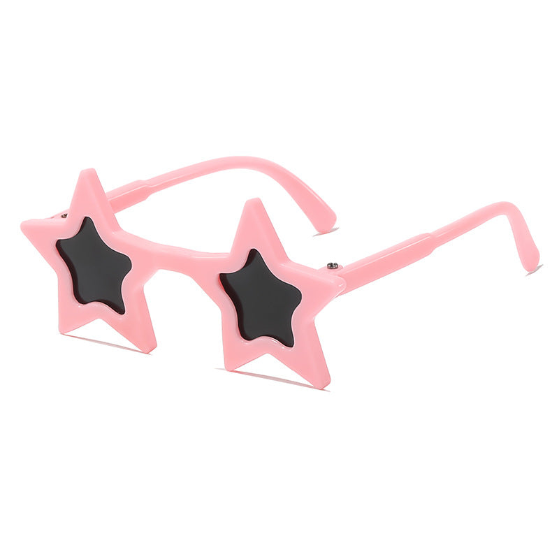 Lentes de sol para perro  y gato forma de estrella UV400 - 6