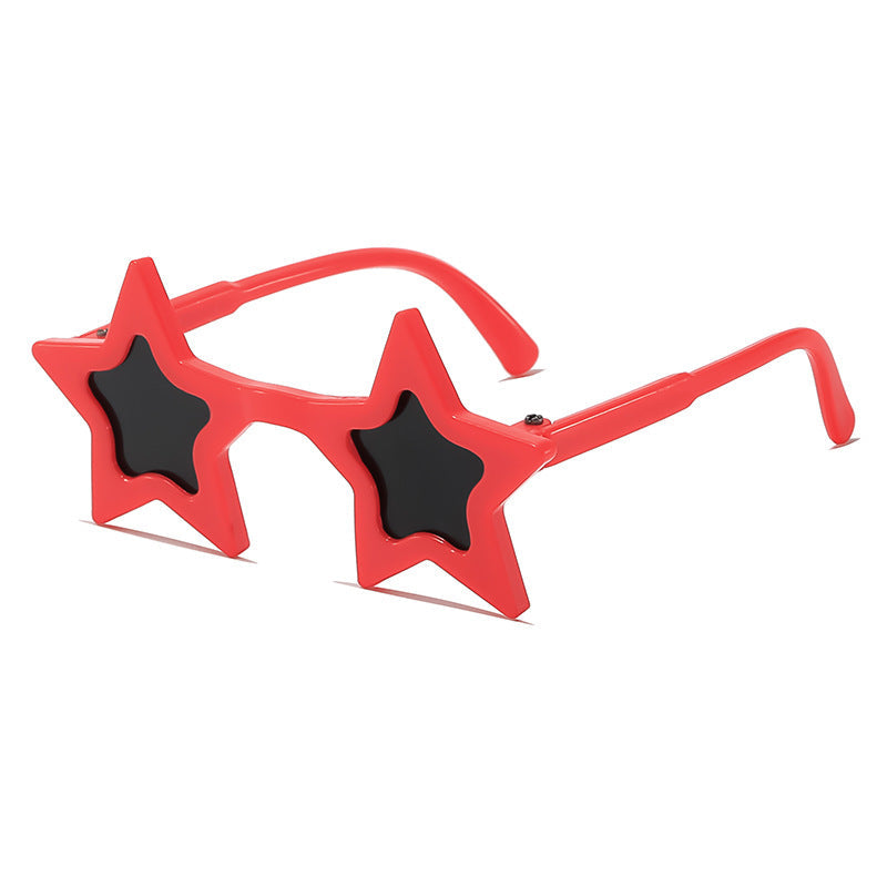 Lentes de sol para perro  y gato forma de estrella UV400 - 9
