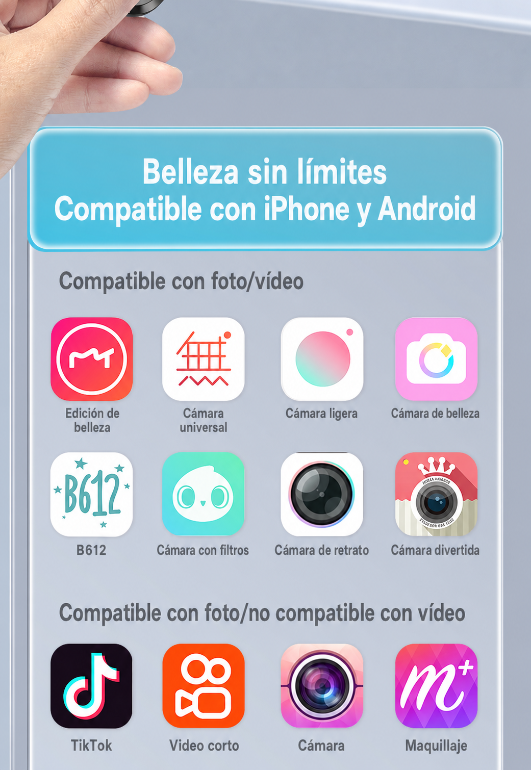 Gimbal para Celular con Seguimiento Facial 360° - 11