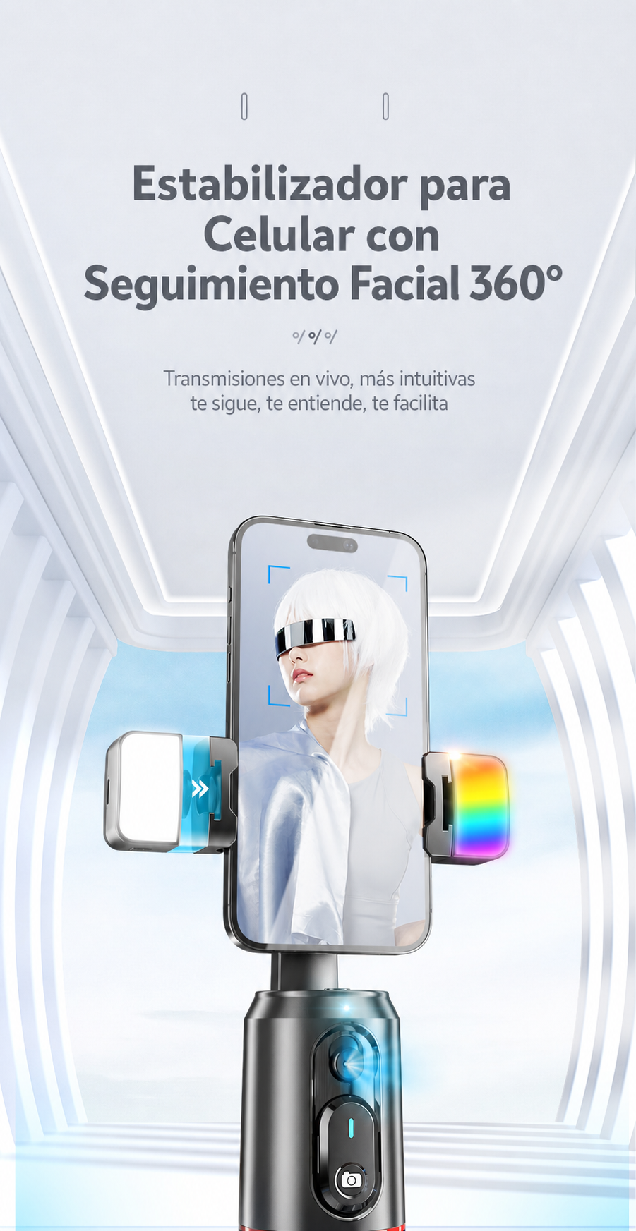 Gimbal para Celular con Seguimiento Facial 360° - 8