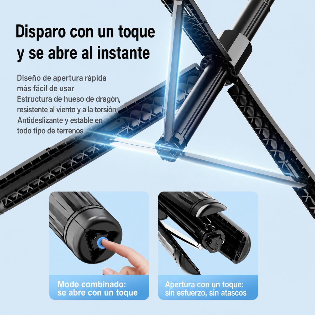 Selfie stick inteligente con seguimiento facial - 3
