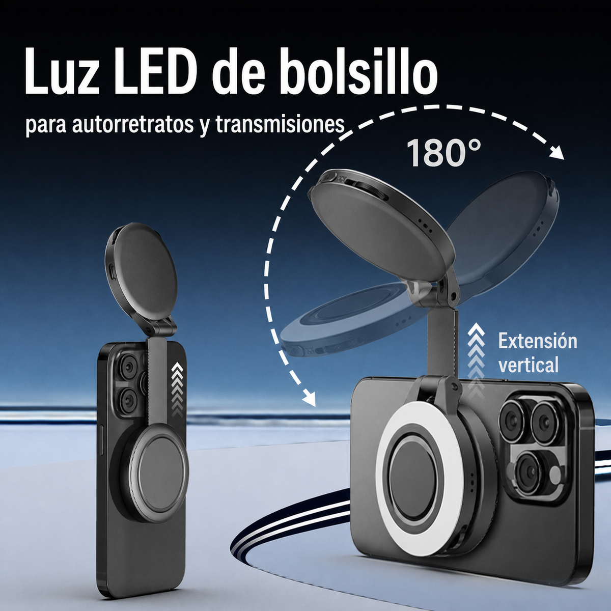 Luz LED de bolsillo para celular - 3