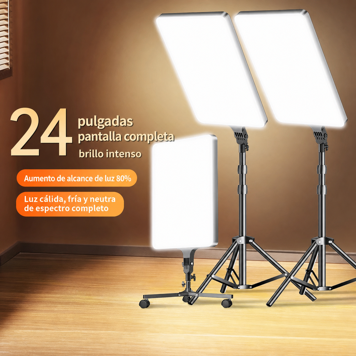 Luz LED de Relleno para Transmisión y Fotografía - 1