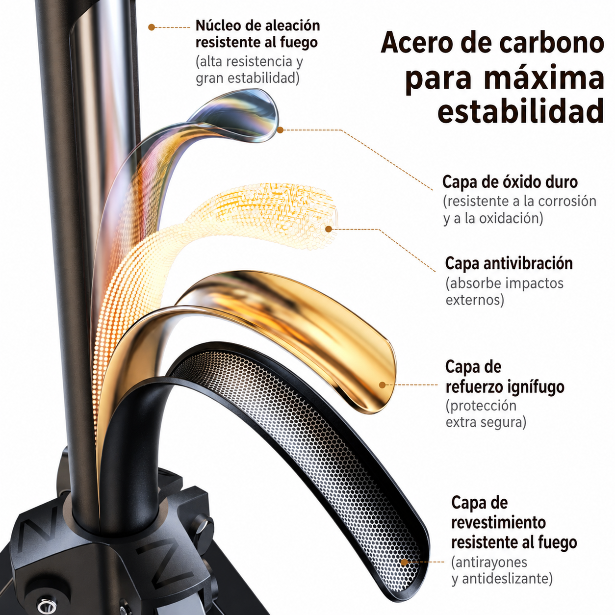 Tripié de piso para celular con brazo lateral 1.7 m - 4