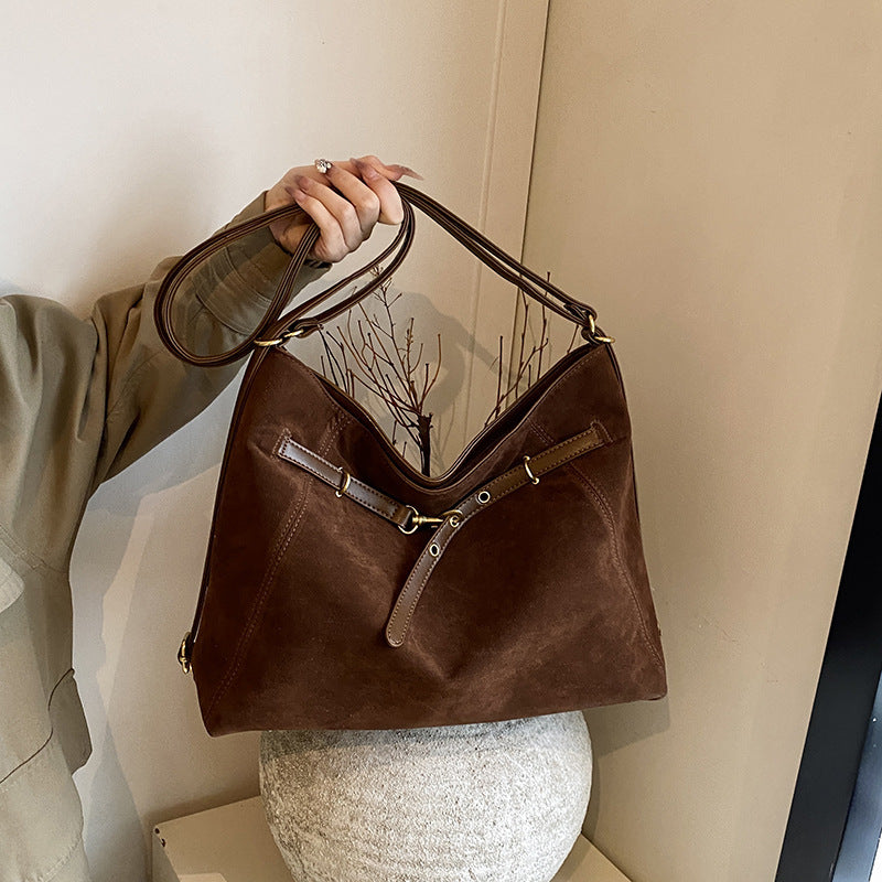 Bolsa tote grande con cinturón decorativo mujer - 2